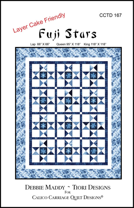 Fuji Stars Quilt Pattern by Calico Carriage