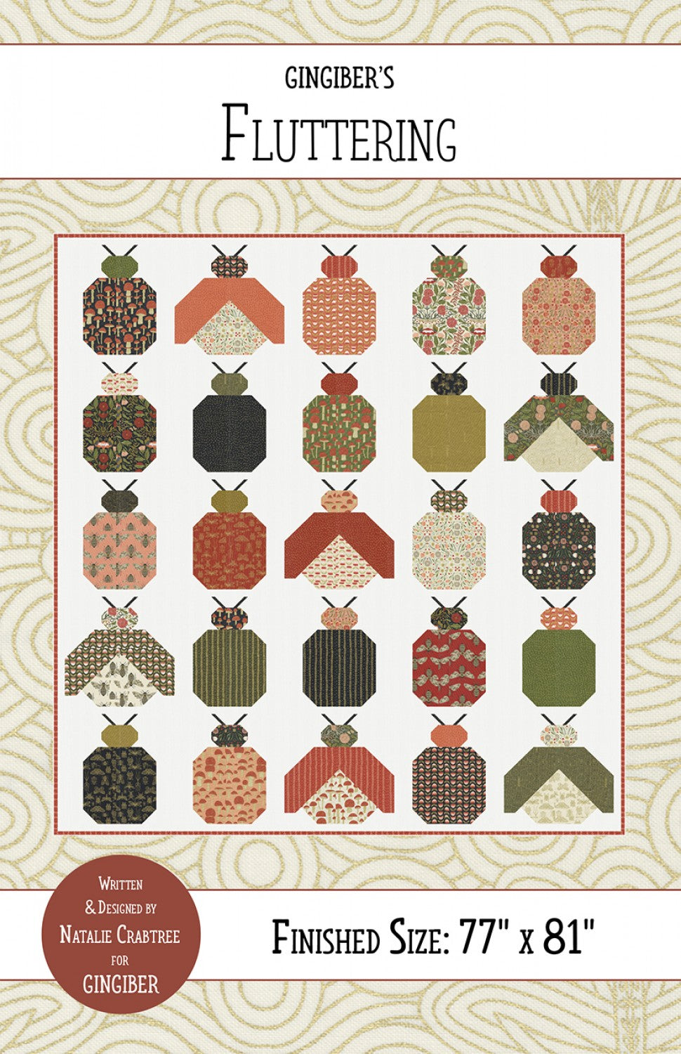 Fluttering Quilt Pattern by Gingiber