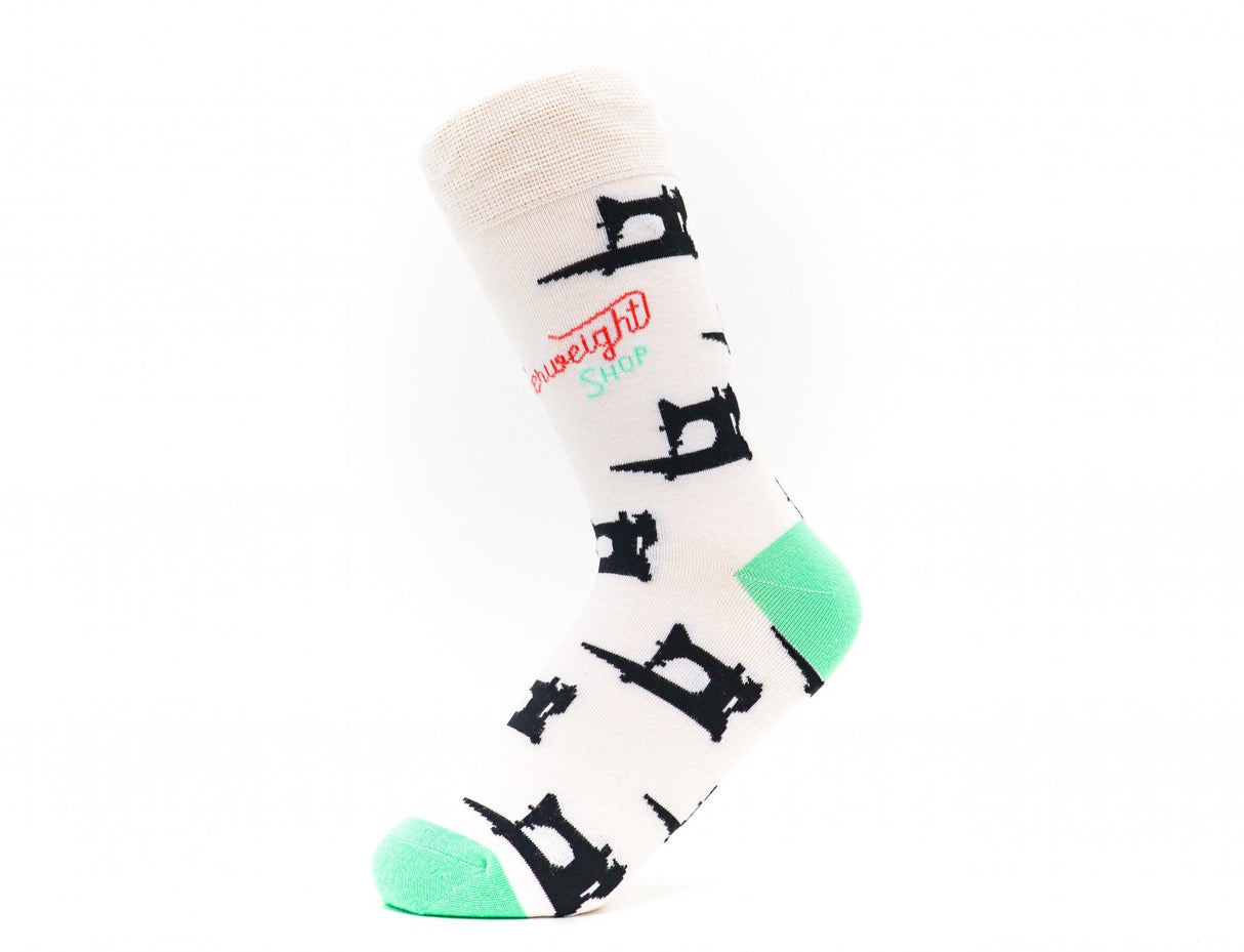 Quilt Socks - Black Featherweights