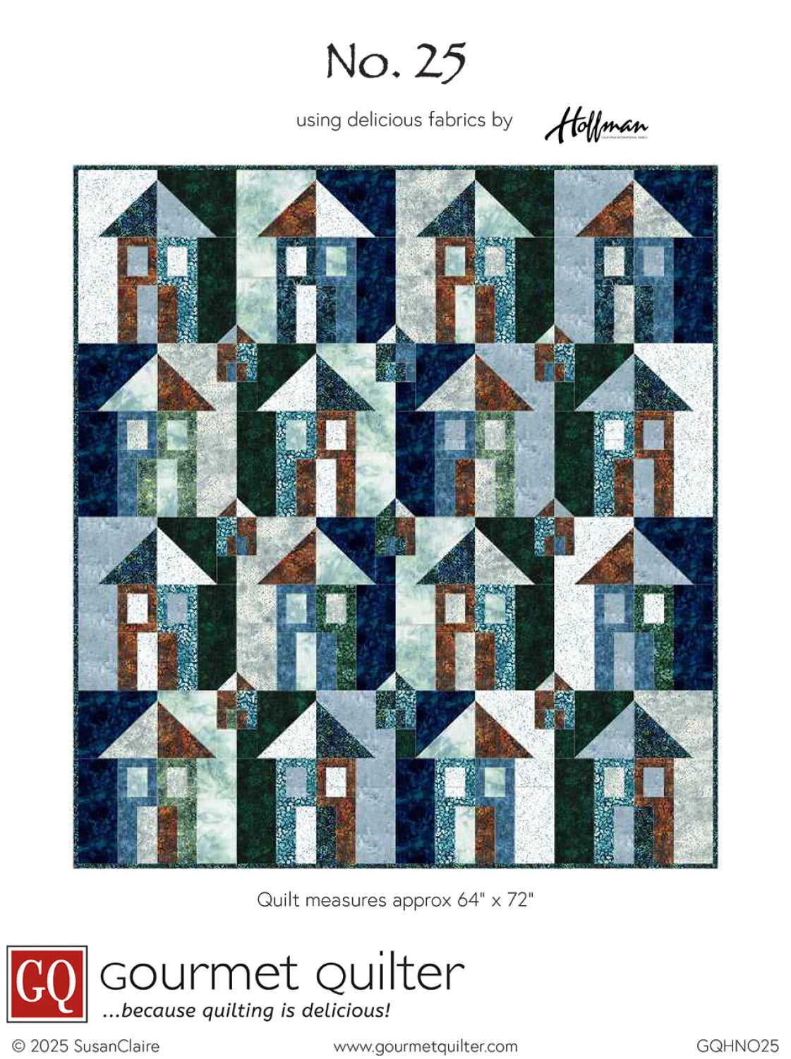 No. 25 Quilt Pattern by Gourmet Quilter