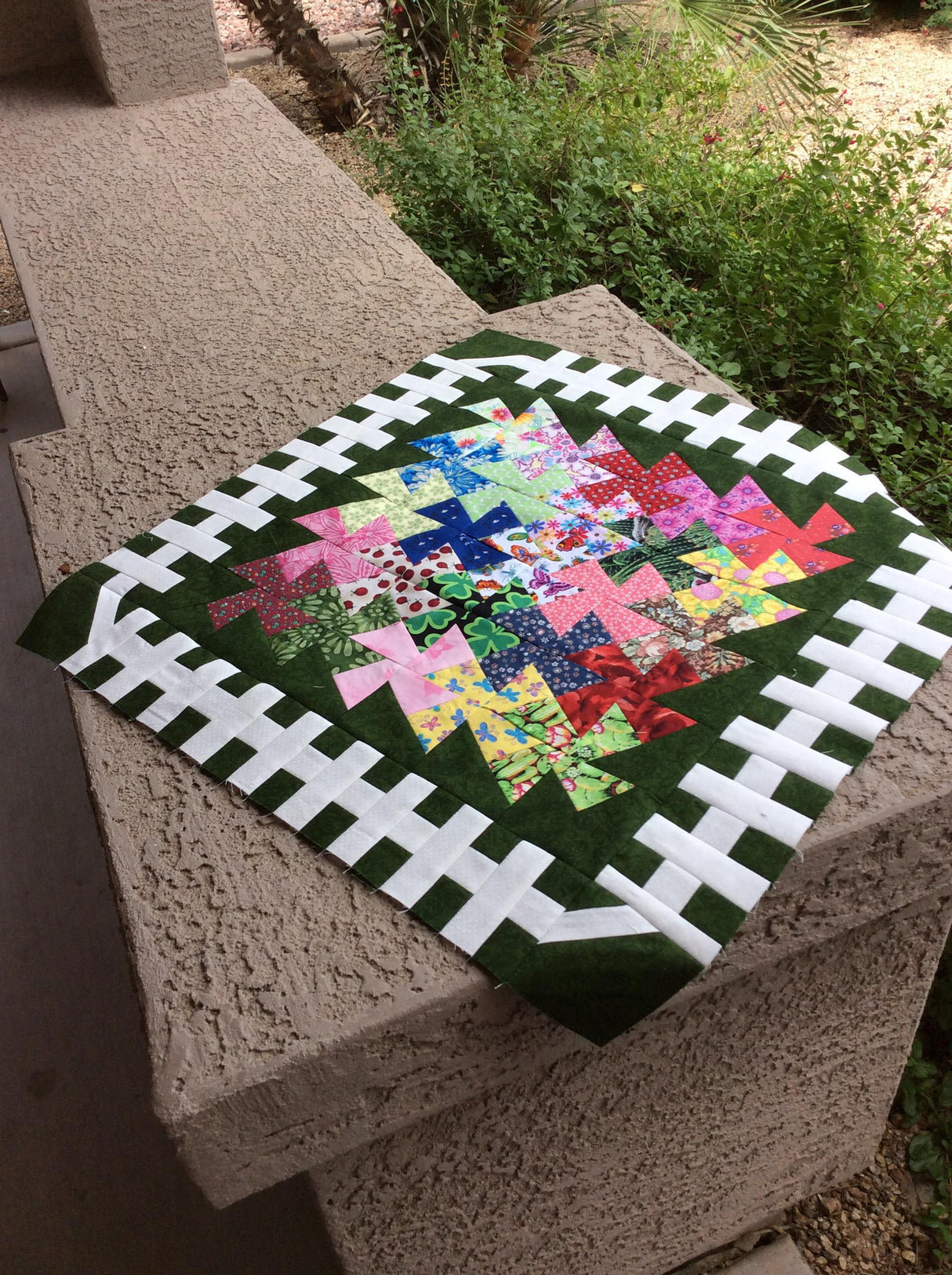 Garden Twister Quilt Pattern by True Blue Quilts