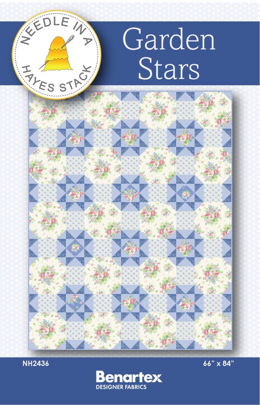 Garden Stars Downloadable Pattern by Needle In A Hayes Stack