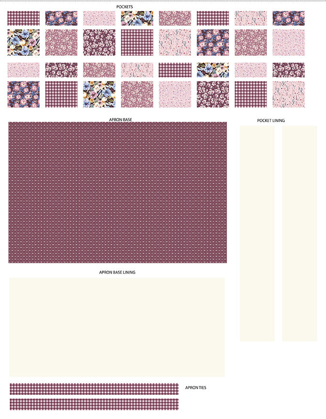 Twilight on the Prairie 56" x 72" Twilight Gathering Apron Panel Burgundy Quilt Fabric
