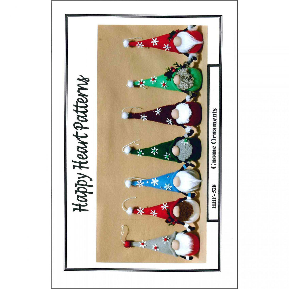 Hanging Gnome Ornament Pattern by Happy Heart Patterns