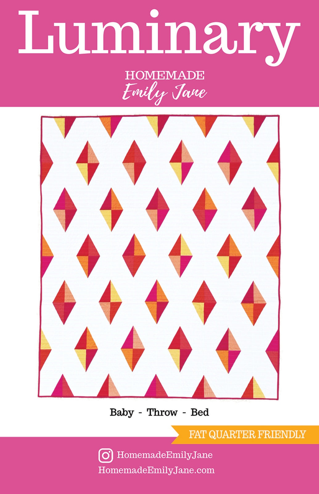 Luminary Quilt Pattern by Homemade Emily Jane