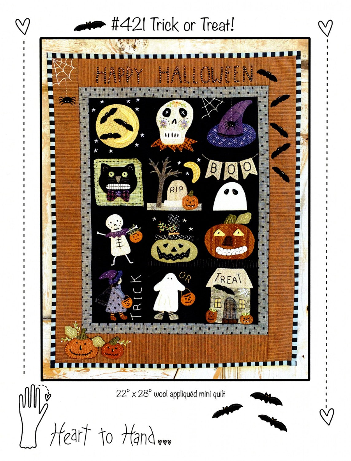 Trick or Treat Quilt Pattern by Heart To Hand