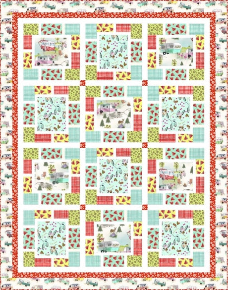 Happy Campers Downloadable Pattern by Pine Tree Country Quilts