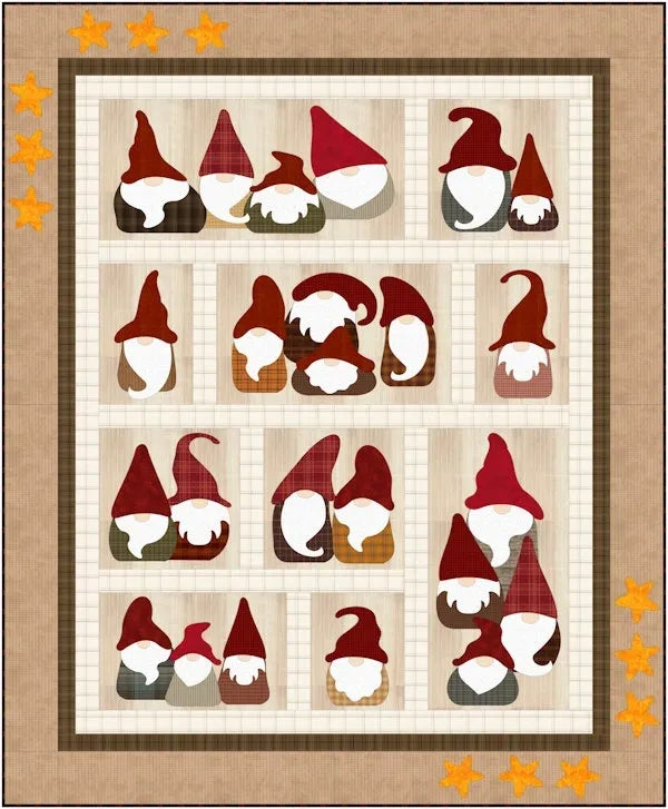 Here We Gnome Again Downloadable Pattern – Quilting Books Patterns and ...