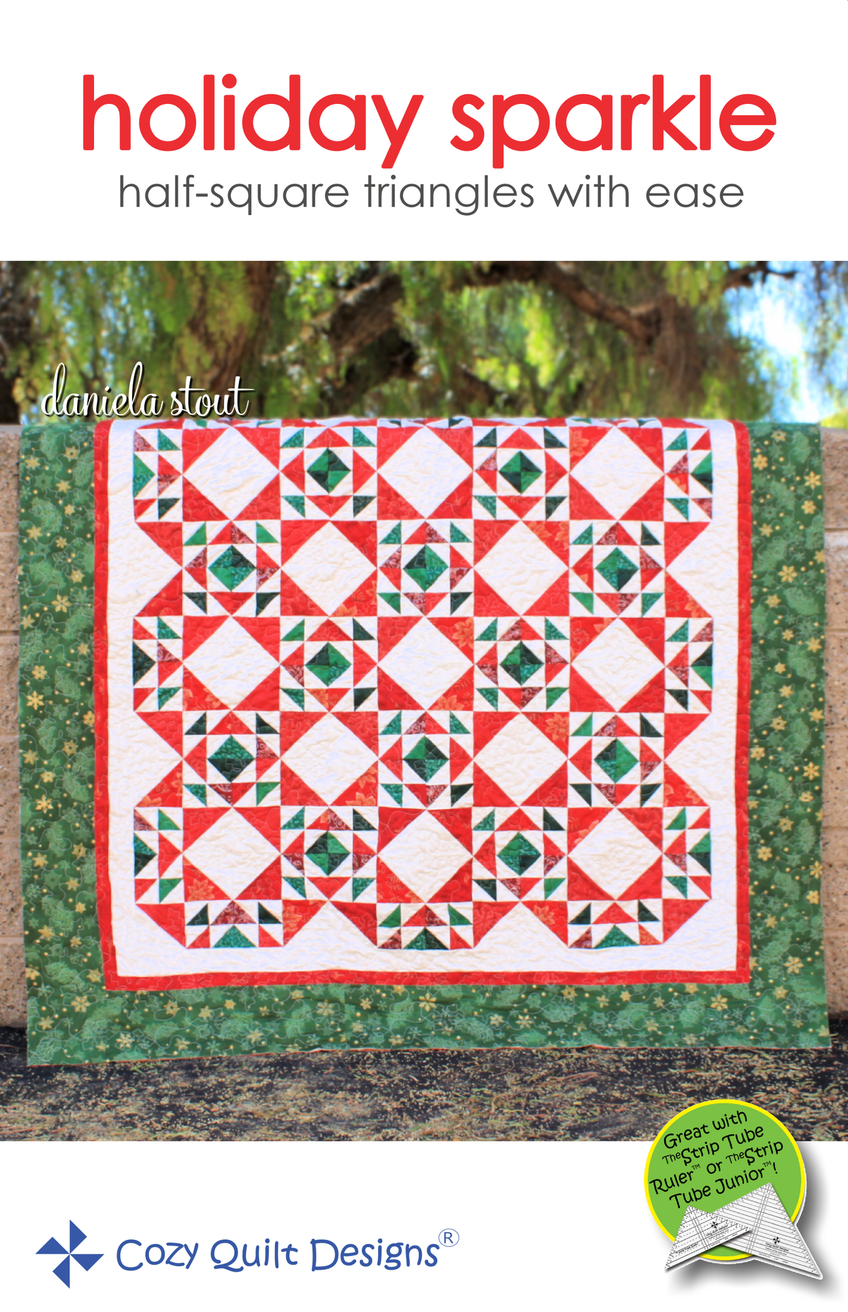 Holiday Sparkle Downloadable Pattern by Cozy Quilt Designs