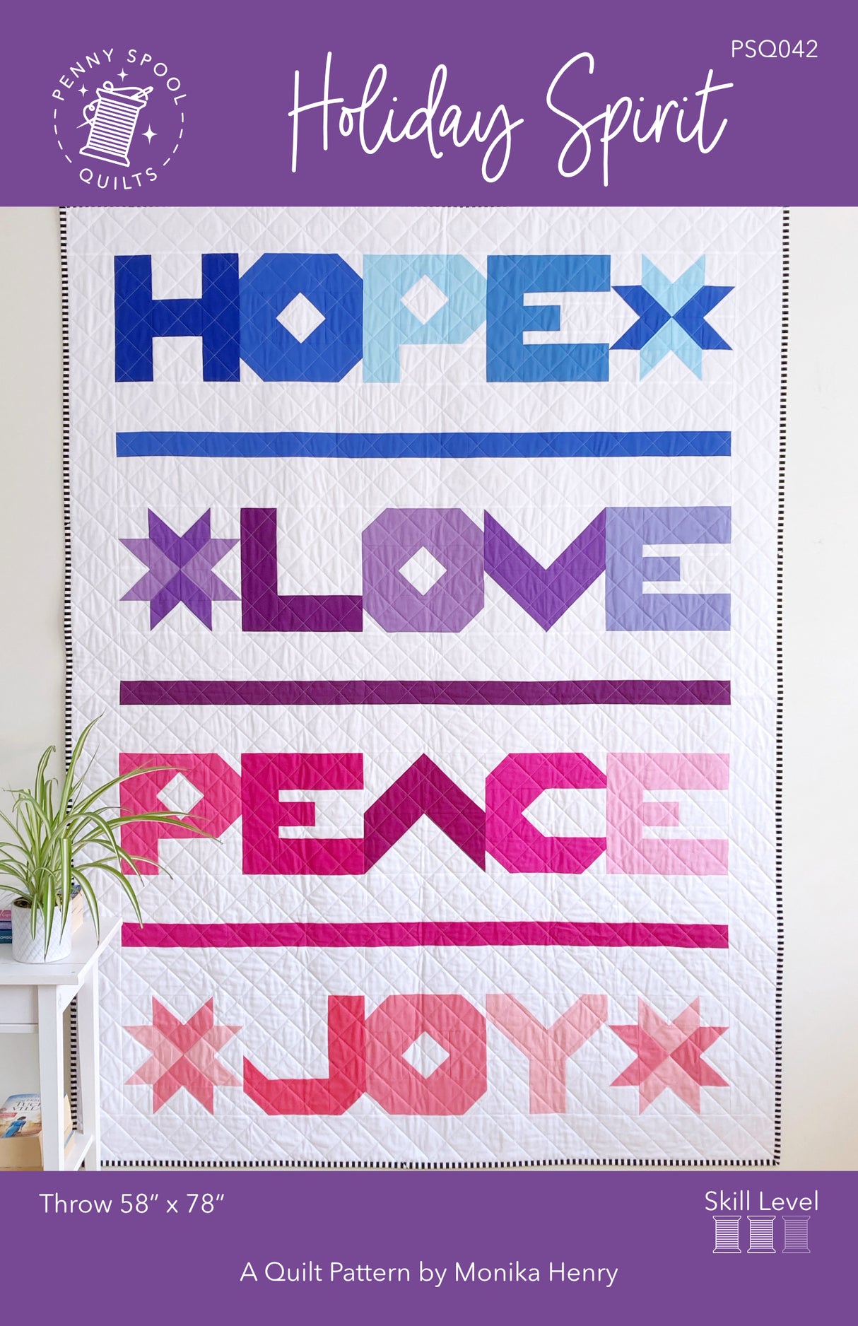 Holiday Spirit Downloadable Pattern by Penny Spool Quilts Pattern