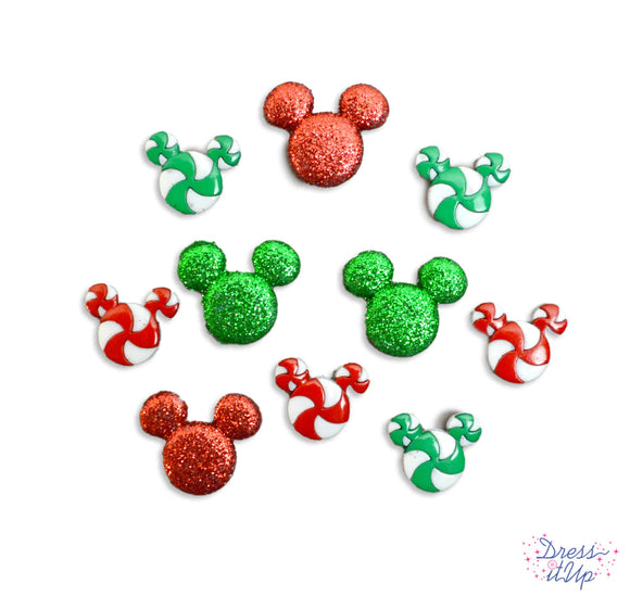 Disney Holiday Candies Buttons by Dress It Up