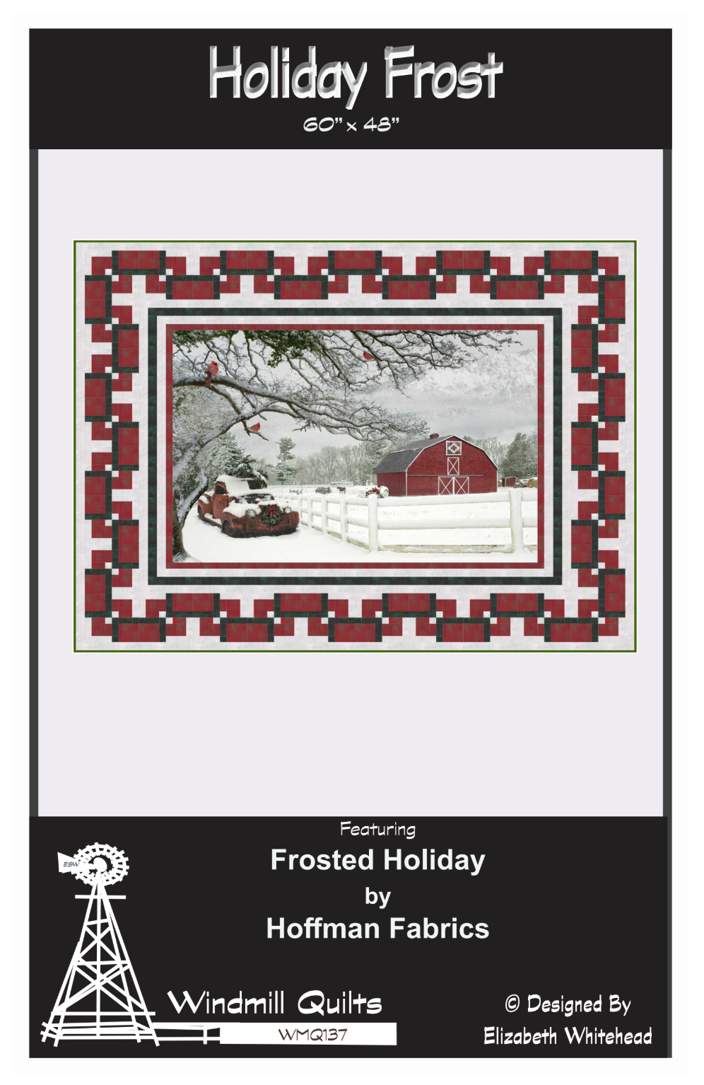 Holiday Frost Downloadable Pattern by Windmill Quilts