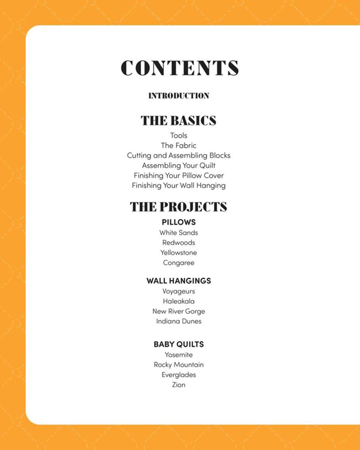 Back of the Quilting the National Parks by Weldon Owen