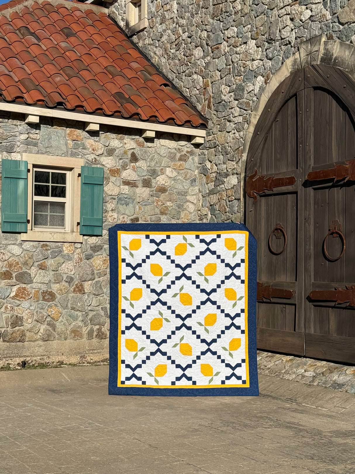 Amalfi Lemons Downloadable Pattern by Quiltin' Crazy