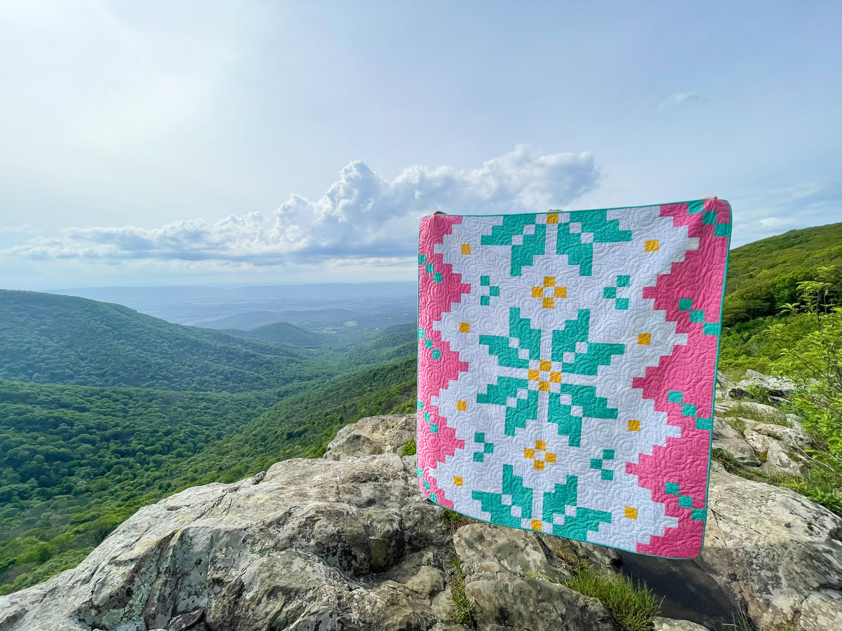 Fair Isle Flakes Downloadable Pattern by Heart Lake Quilts