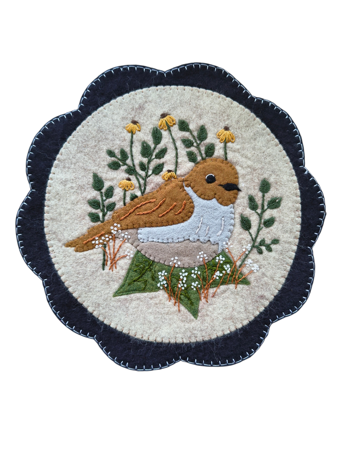 Wren Mat Downloadable Pattern by Rachels of Greenfield