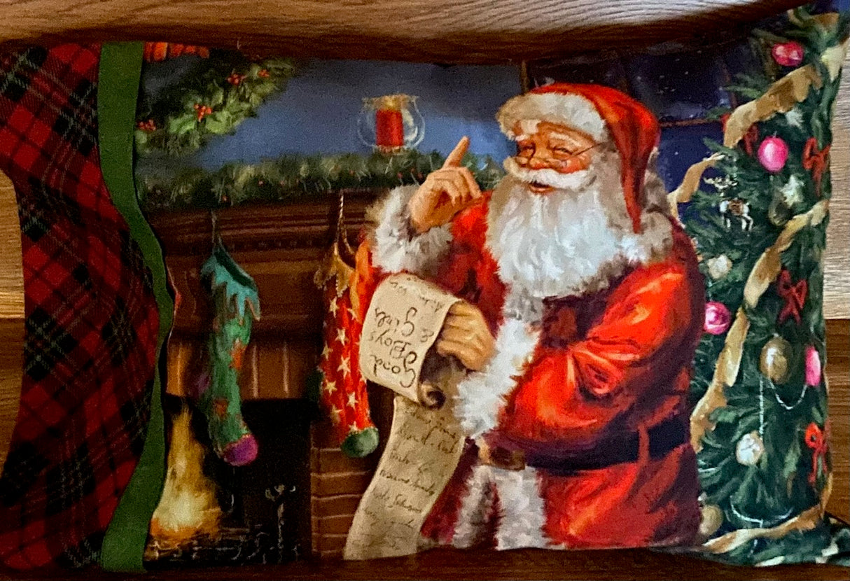 Pillowcases from Panels Christmas Book Downloadable Pattern by J. Minnis Designs