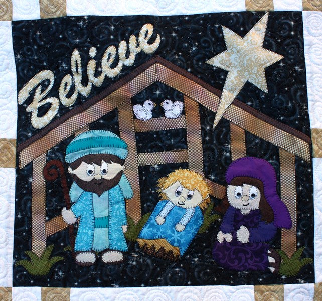 Believe Downloadable Pattern by Quilture