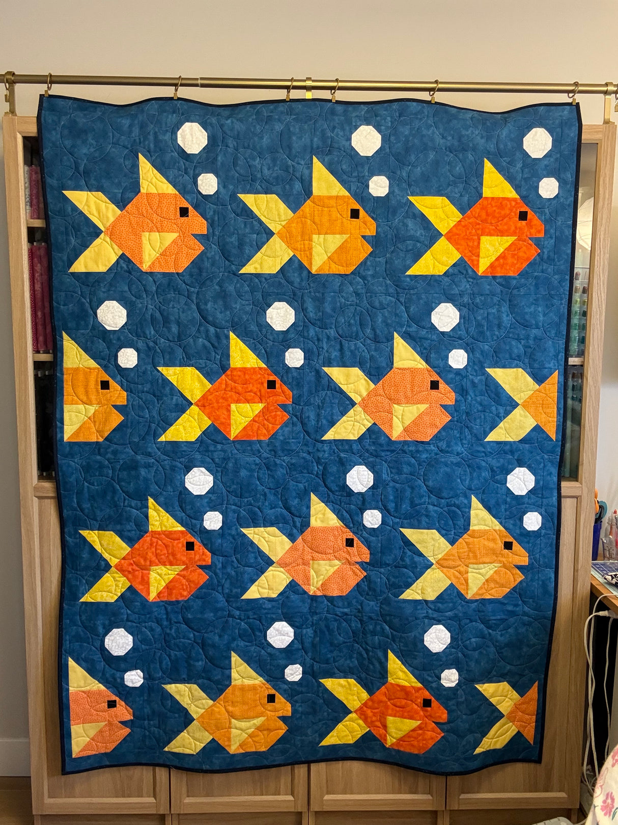 Big Fish Downloadable Pattern by Early Bird Quilts