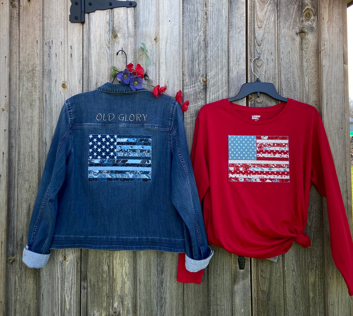 Old Glory Flag Applique Downloadable Pattern by J. Minnis Designs