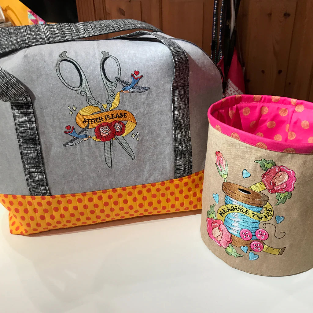 Inked - Sewing and Quilting for Machine Embroidery by Fabric Confetti