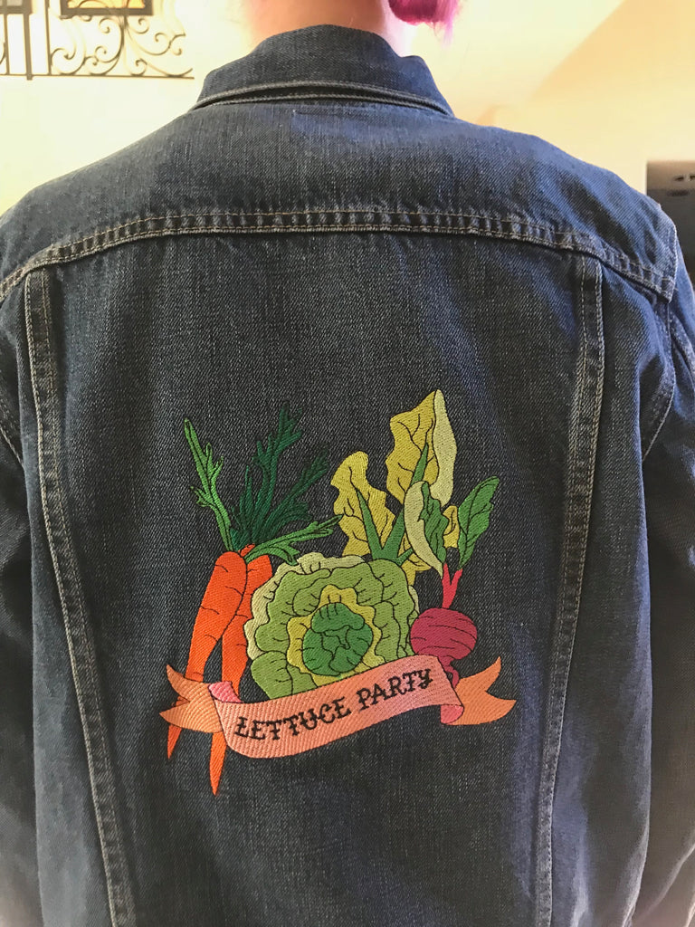 Inked - Eat Your Veggies for Machine Embroidery by Fabric Confetti