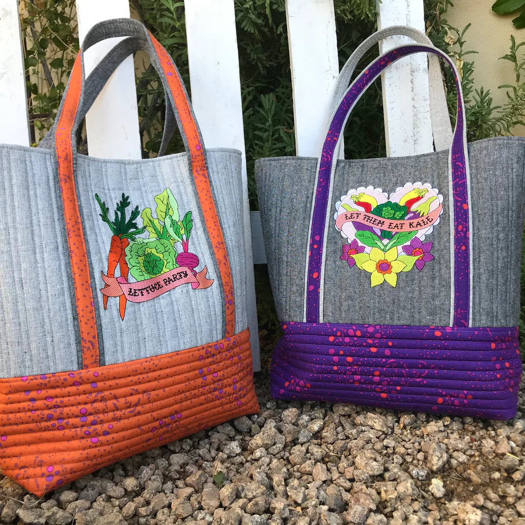 Inked - Eat Your Veggies for Machine Embroidery by Fabric Confetti