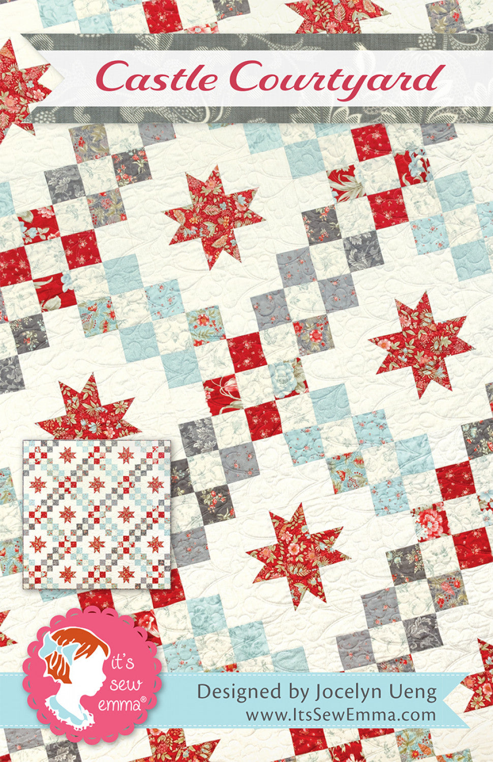 Castle Courtyard Quilt Pattern by Its Sew Emma