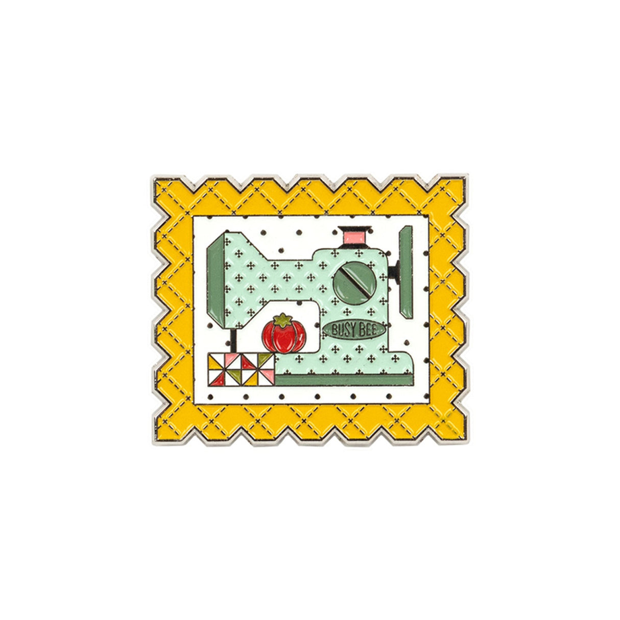 Quilting Bee Enamel Needle Minder Quilt Pattern by It's Sew Emma