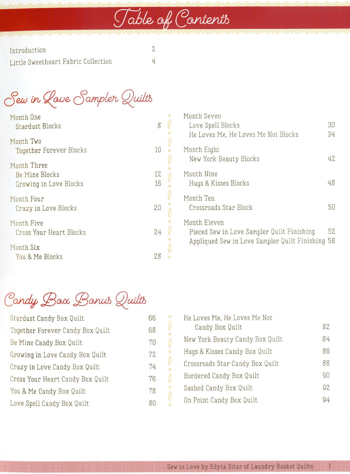 Sew In Love Quilting Book by Its Sew Emma