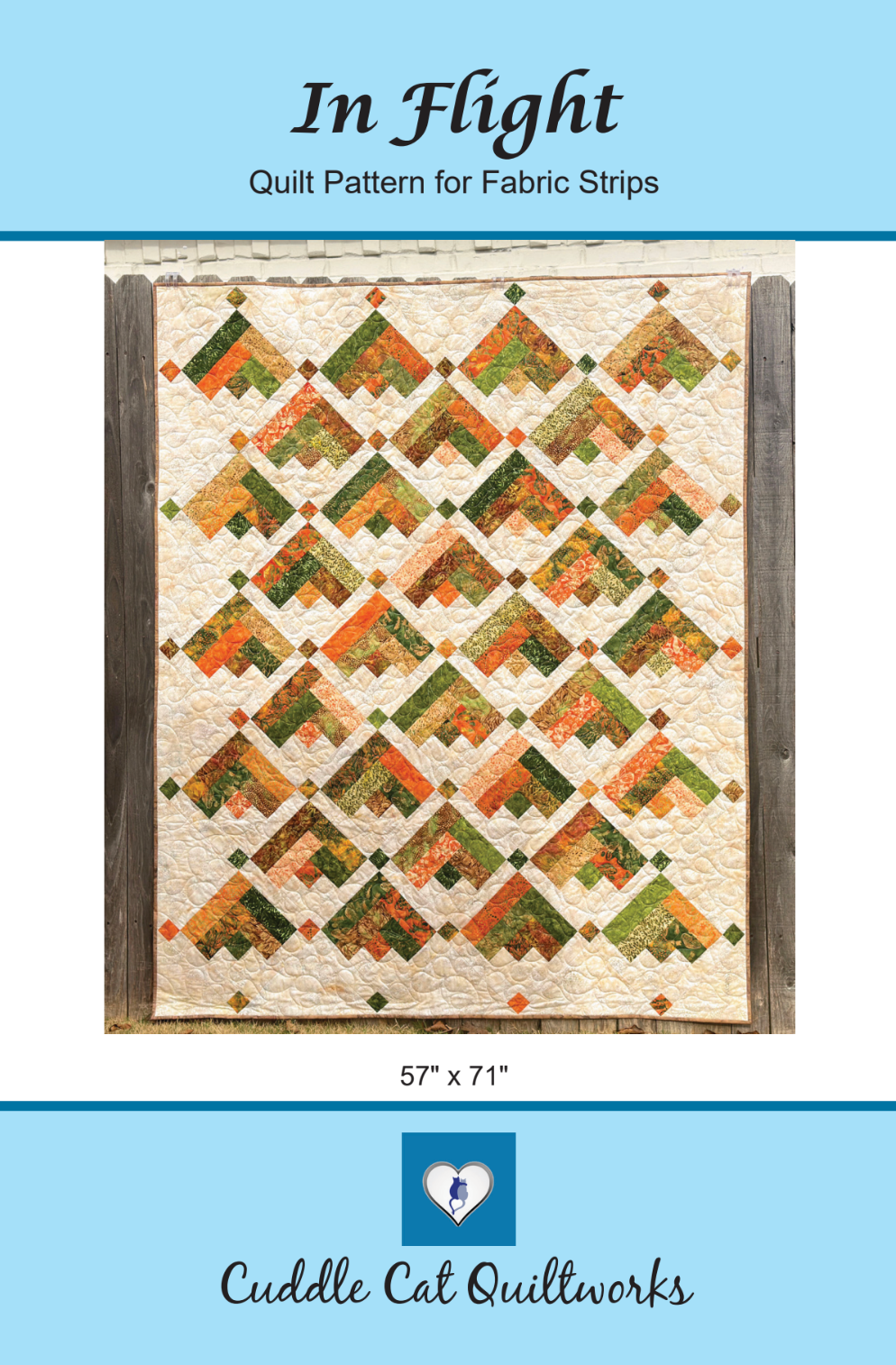 In Flight Downloadable Pattern by Cuddle Cat Quiltworks