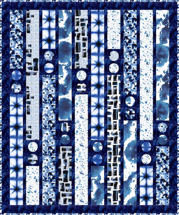 Bar Dot Quilt Pattern