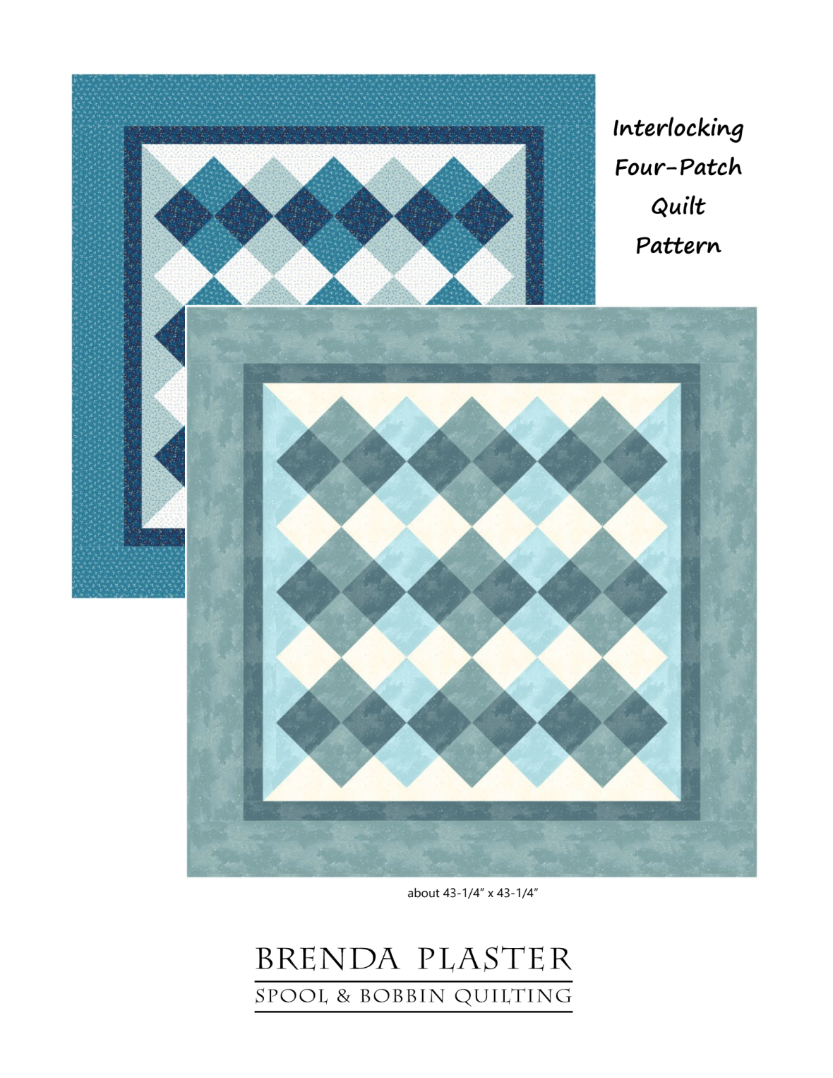 Interlocking Downloadable Pattern by Spool and Bobbin