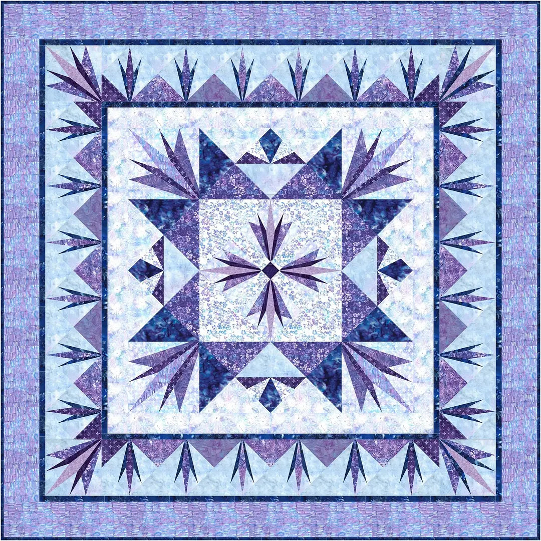 Iris Blossoms Quilt Pattern by Tourmaline & Thyme Quilts