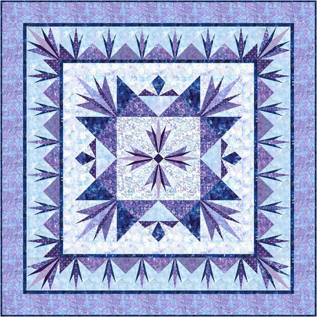 Iris Blossoms Quilt Pattern by Tourmaline & Thyme Quilts