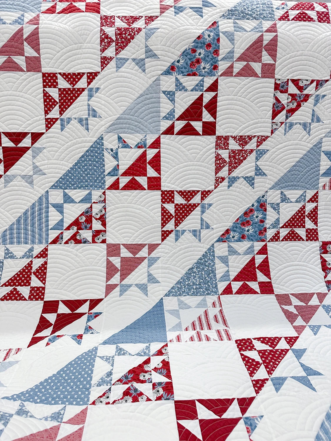 Liberty Stars and Stripes Quilt Pattern by Jen Belnap Design House