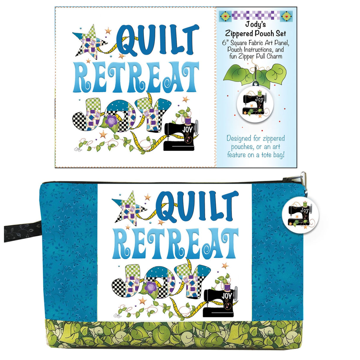 Zippered Pouch Set by Jody Houghton Designs