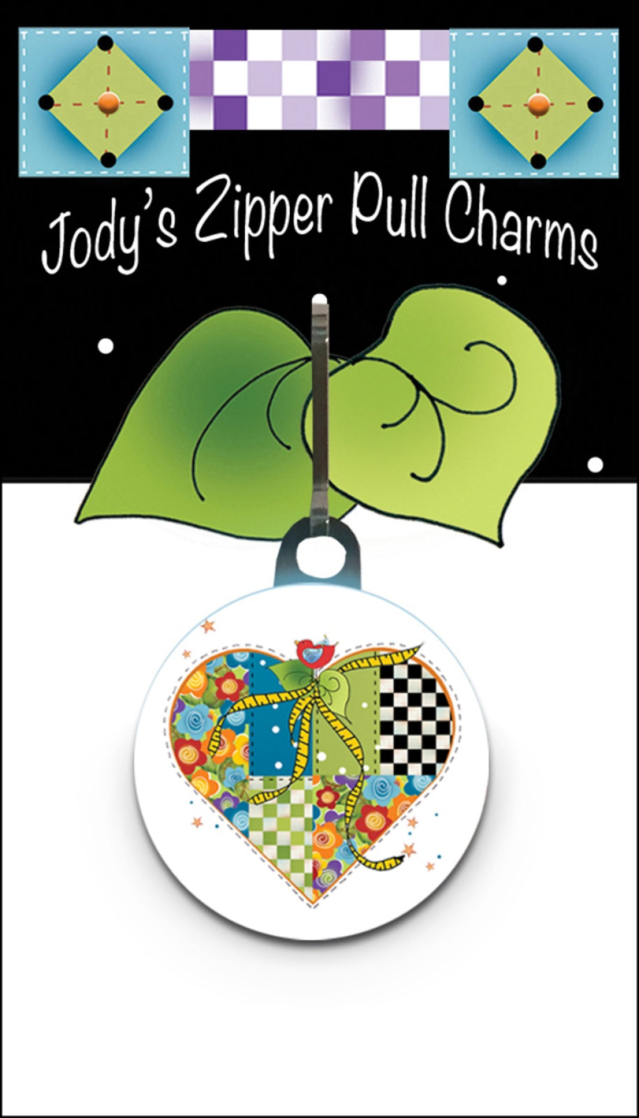 Zipper Charm Sew Happy Patch by Jody Houghton Designs