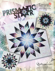 Prismatic Star Quilt Pattern