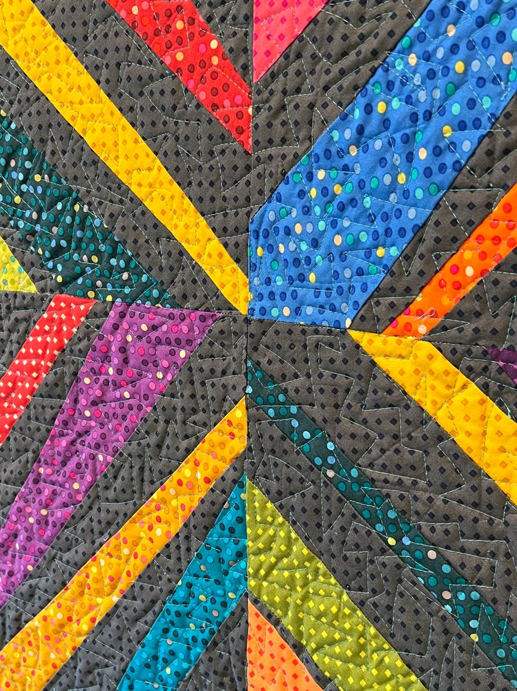 Swanky Spirals Downloadable Pattern by Christa Quilts