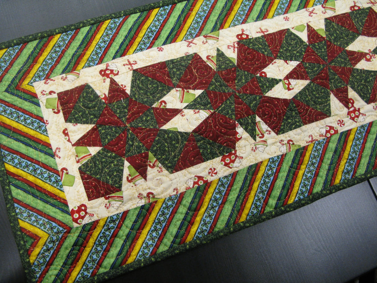 Kaleidoscope Table Runner Pattern