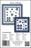 Back of the Just a Dash Quilt Pattern by Calico Carriage