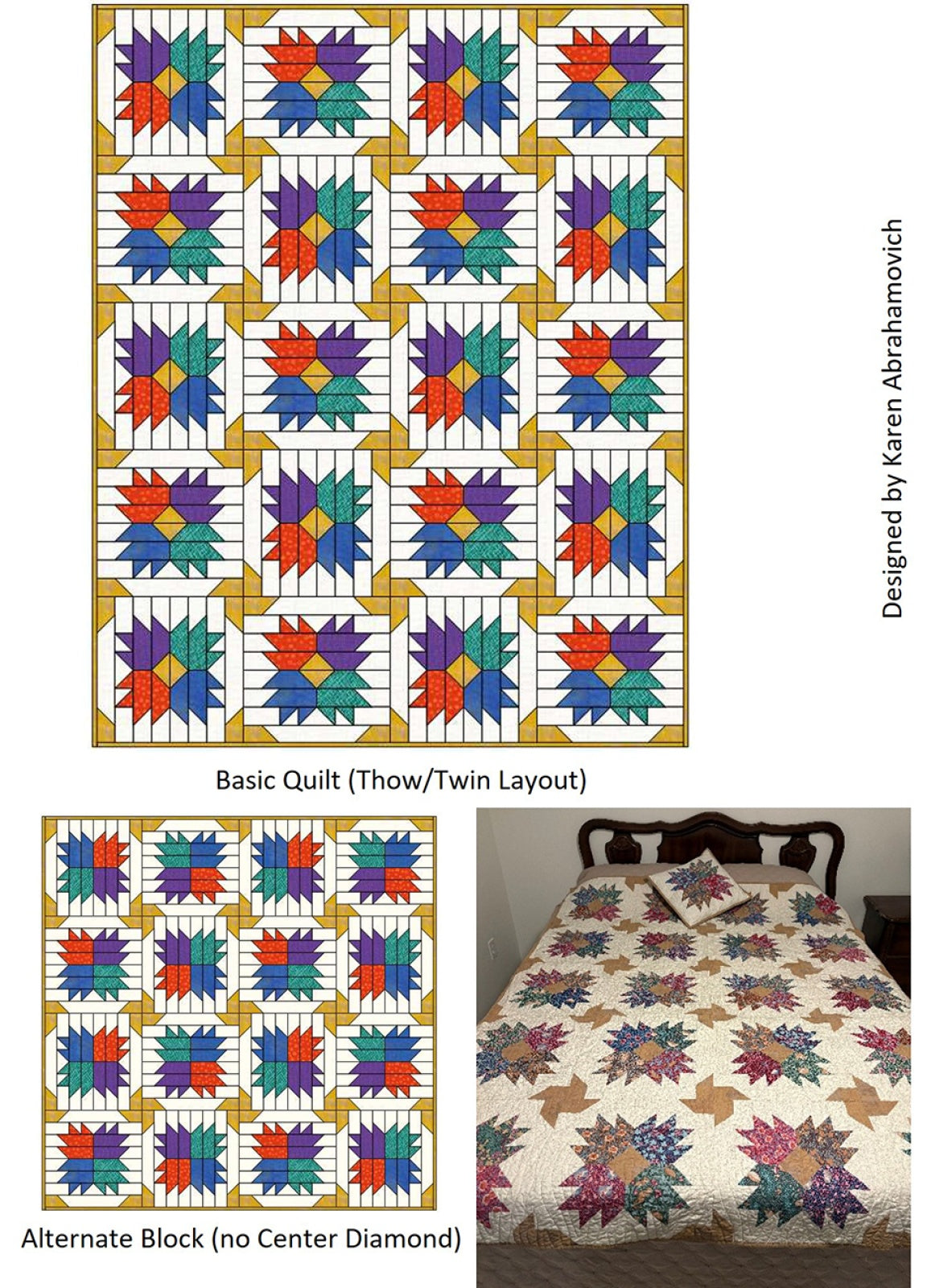 Paws All Around Quilt Pattern by Karen Abrahamovich