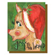 Joy to The World - Quilty Card by Kati Cupcake
