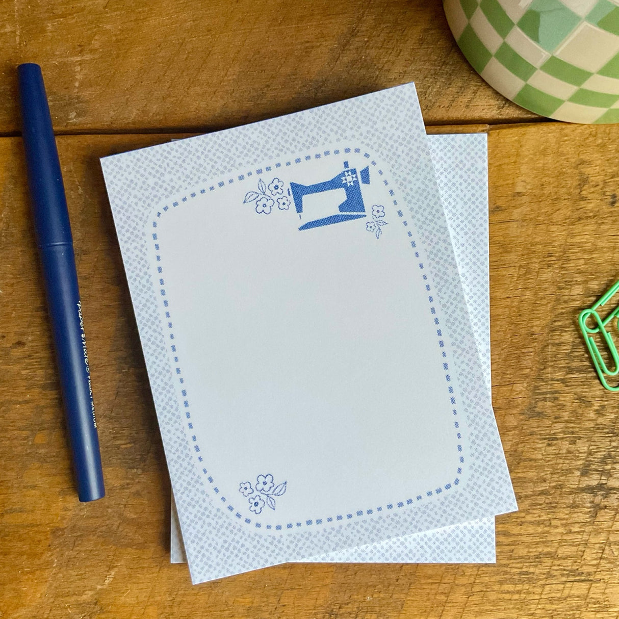 Stitch It Notepad by Kati Cupcake