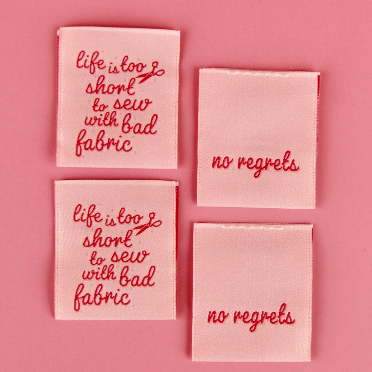 Life Is Too Short Sewing Label by Kati Cupcake
