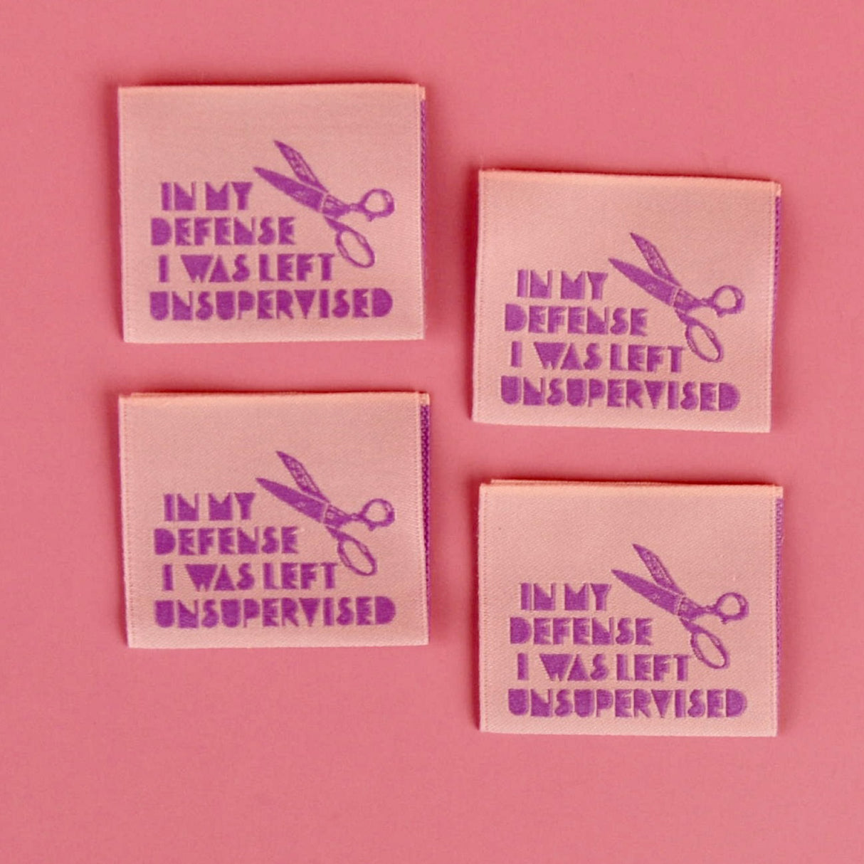 In My Defense Sewing Label by Kati Cupcake