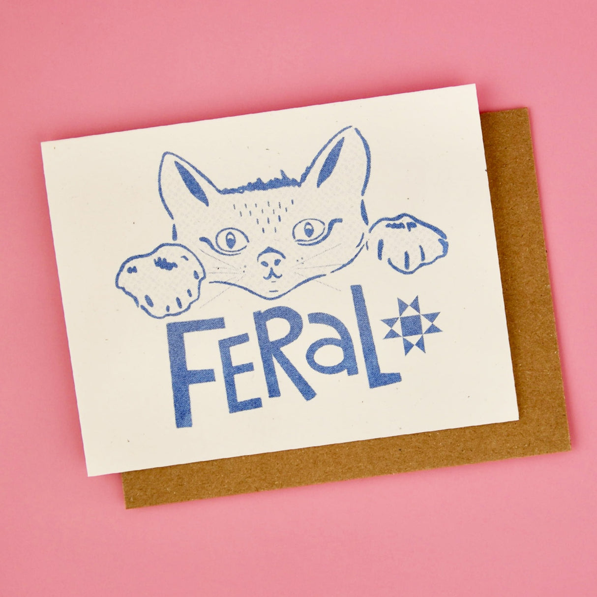 Feral Greeting Card Quilt Pattern by Kati Cupcake