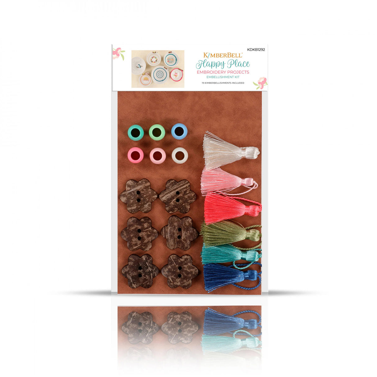 Happy Place Embroidery Projects Embellishment Kit by Kimberbell