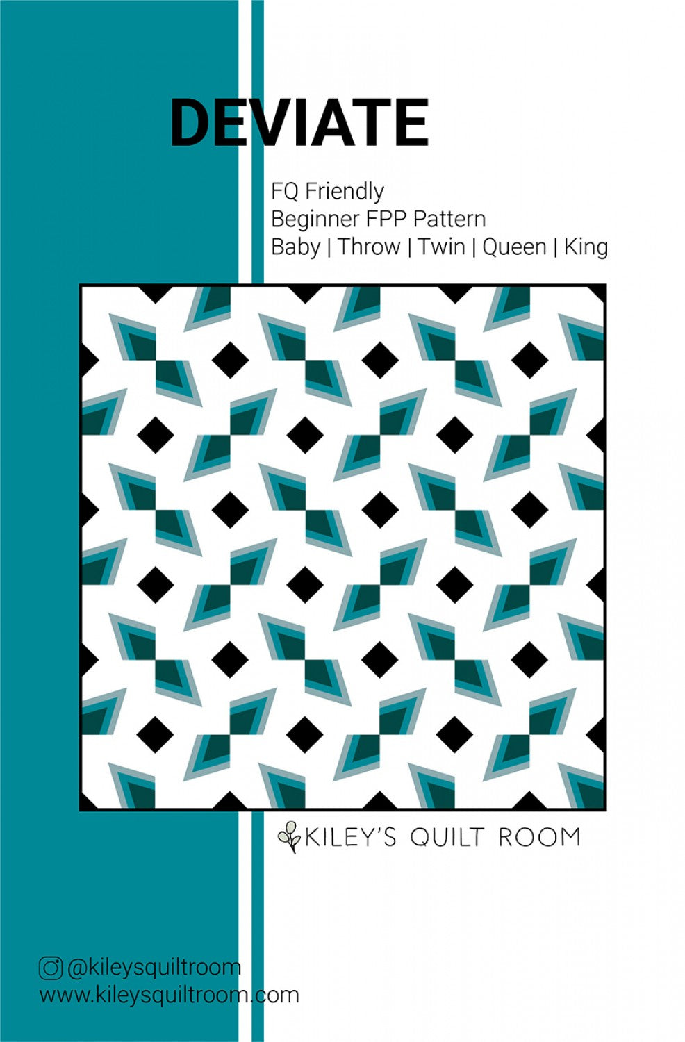 Deviate Quilt Pattern by Kiley's Quilt Room